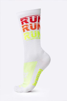 Meia Hupi Run Run Run - Branco