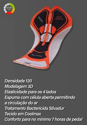 Bretelle De Ciclismo Masculino Marcio May Race Carbon Gel