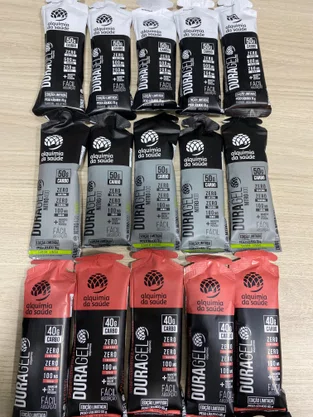 Mix Carbogel Alquimia Da Saúde 15 Sachês (Limão 50G Neutro 50G Morango 40G)