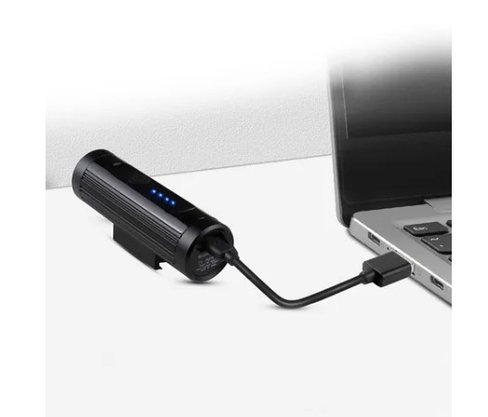 Farol E Pisca Para Bike Super 700 Lumens + 20 Lumens - Recarregável Usb