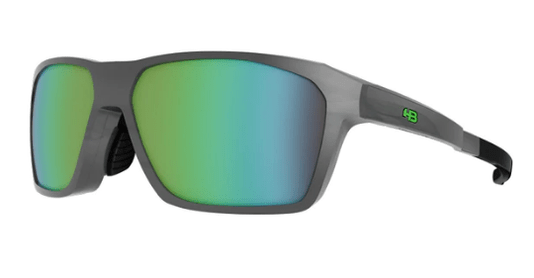 Óculos Hb Presto Graphene Green Chrome Para Grau + Duas Lentes Espelhadas
