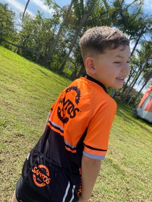 Camisa De Ciclismo Infantil Santos Bikes Lynce