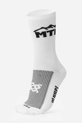 Meia Hupi Triplo - Branco/Preto