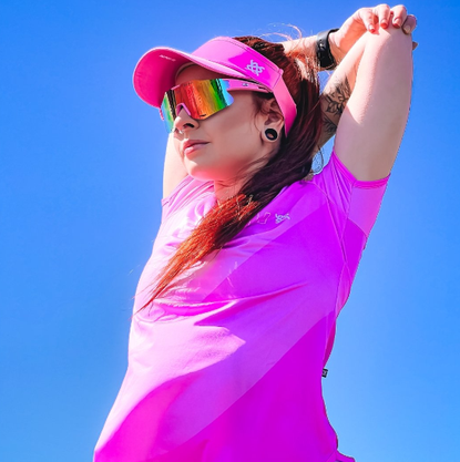 Viseira Hupi Rosa Liso