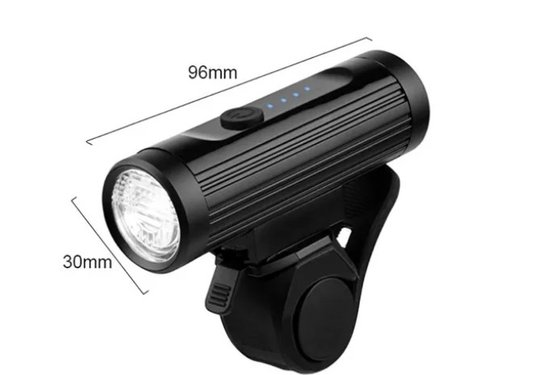 Farol E Pisca Para Bike Super 700 Lumens + 20 Lumens - Recarregável Usb