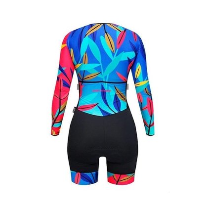 Macaquinho De Ciclismo Sportxtreme Comfort Bali Manga Longa