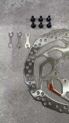 Disco De Freio Rotor Shimano Sm-Rt26-S 160Mm 6 Furos - Cor Prata