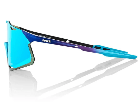 Oculos Para Ciclismo 100% Hypercraft - Matte Metallic Into The Fade - Blue Topaz Mirror Lens