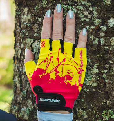 Luva Ciclismo Hupi Eco Dedo Curto Splash