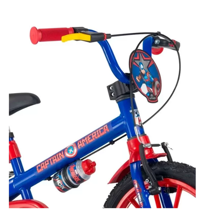 Bicicleta Infantil Aro 16 Capitão America Nathor