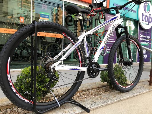 Bicicleta Soul Sl227 Alumínio Aro 29 Freio À Disco Branca/Azul