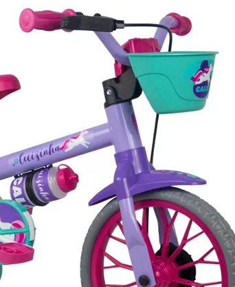 Bicicleta Infantil Aro 12 Cecizinha Caloi
