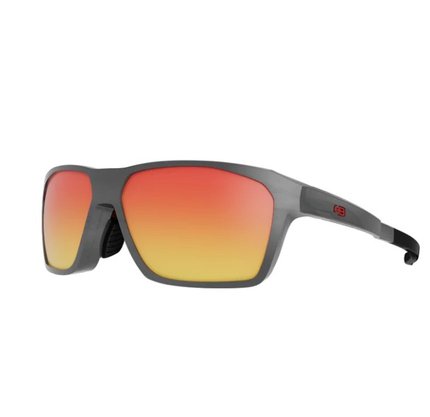 Óculos De Sol Hb Presto Clip On Para Lente De Grau Laranja - Graphene/ Red Orange Chrome