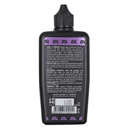 Kit 01 Óleo Lubrificante Solifes Xtreme Hiper 120Ml + 01 Aplicador De Óleo Ryder