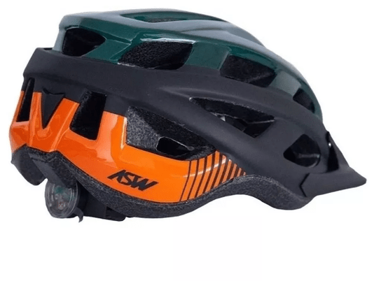 Capacete Para Ciclismo Asw Fun Verde/Preto