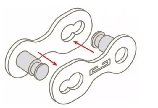 Power Link Kmc 6/7/8 Velocidades Prata