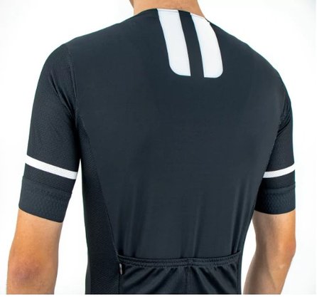 Camisa Ciclismo Marcio May Pro Black And White