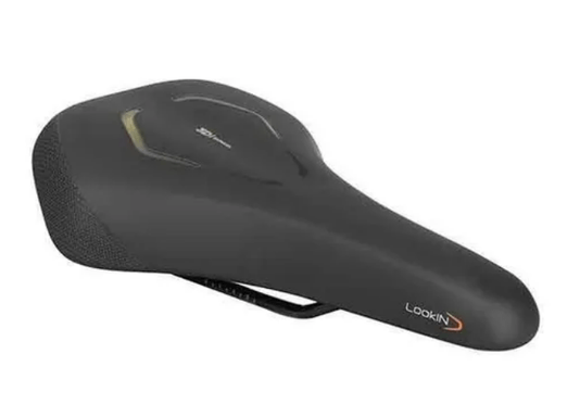 Selim Para Bicicleta Em Gel Lookin Moderate Selle Royal Preto - Selim Super Confortável
