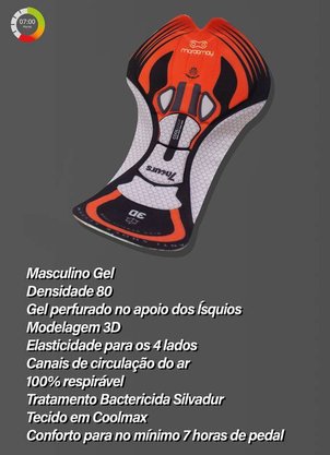 Bretelle Ciclismo Masculino Marcio May Race Carbon Iii Gel -