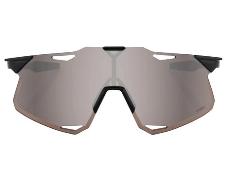 Óculos Para Ciclismo 100% Hypercraft - Gloss Black - Hiper Silver Lens Black