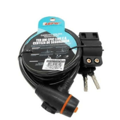 Cadeado Com Chave 1,5M X 15Mm Epicline