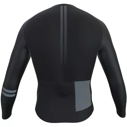 Camisa De Ciclismo Masc Marcio May Sport Ml All Black