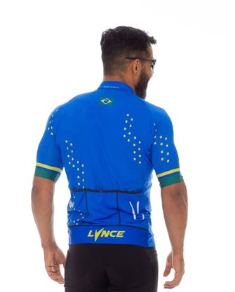 Camisa De Ciclismo Masculina Brasil
