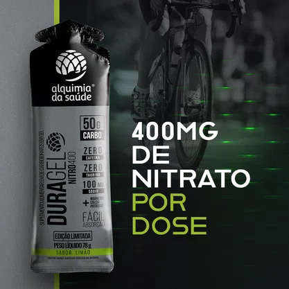 Carbogel Duragel Com 50G Carb Nitro 400 Sabor Limão - 78G