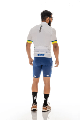 Camisa De Ciclismo Masculina Brasil Listras