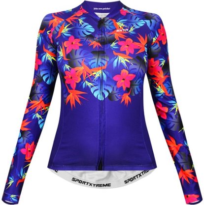 Camisa Ciclismo Feminina Manga Longa Sportxtreme California