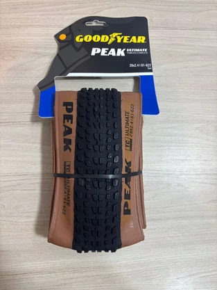 Pneu Goodyear Peak Ultimate Tubeless Complete Preto/Marrom 29X2.40