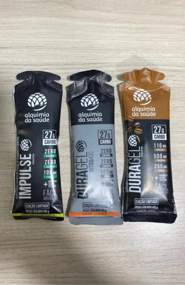 Mix Carbogel Alquimia Da Saúde 27G Carbo 15 Sachês (Laranja, Café, Abacaxi/Hortelã)