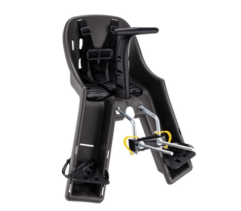 Cadeirinha De Bike Para Criança Kalf Baby Bike Grafite/Preto