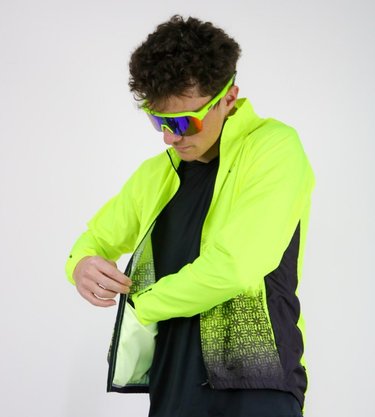 Jaqueta Corta Vento Tocha Amarelo Neon Hupi