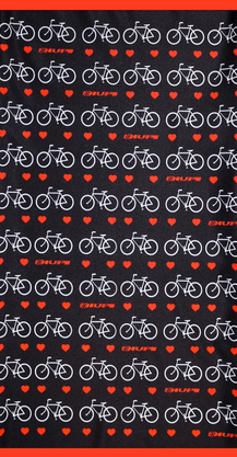 Bandana Hupi  - Love Bikes Preto