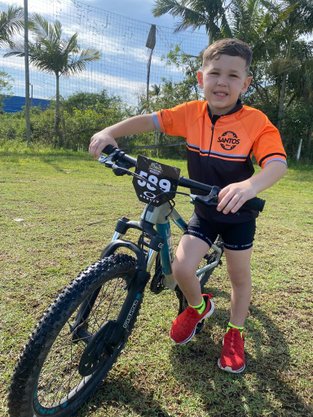 Camisa De Ciclismo Infantil Santos Bikes Lynce