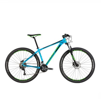 Bicicleta Groove Hype 70 27V Hd Azul/Verde/Pto