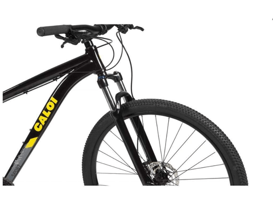 Bicicleta Caloi Explorer Sport Aro 29 24 Velocidades - Preta/Amarelo