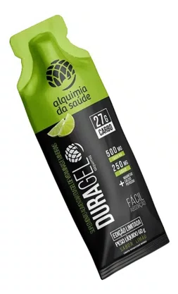 Caixa De Carbogel Duragel Com 27G Carb + Taurina Sabor Limão - 60G 15 Unidades