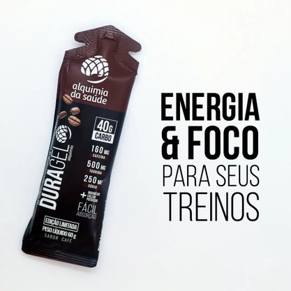 Carbogel Duragel Com 40G Carb + Cafeína Sabor Café - 60G