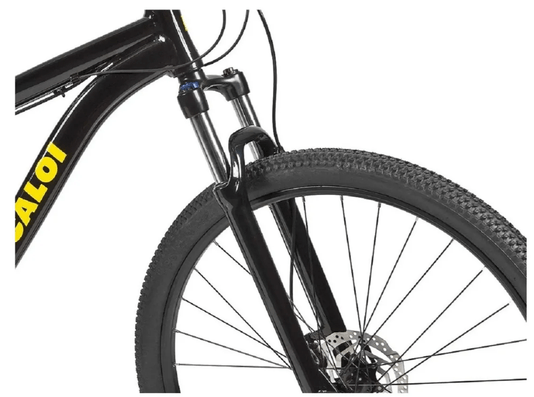 Bicicleta Caloi Explorer Sport Aro 29 24 Velocidades - Preta/Amarelo