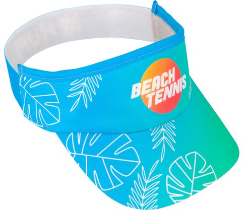 Viseira Para Corrida Hupi Beach Tennis Blue