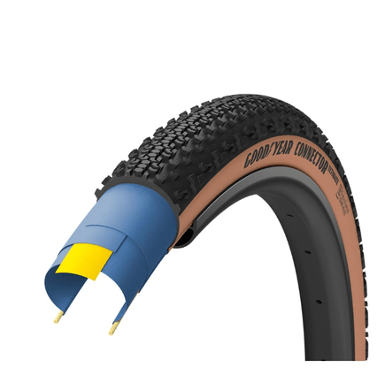 Pneu Goodyear Connector Ultimate Tubeless Complete Preto/Marrom 700X50