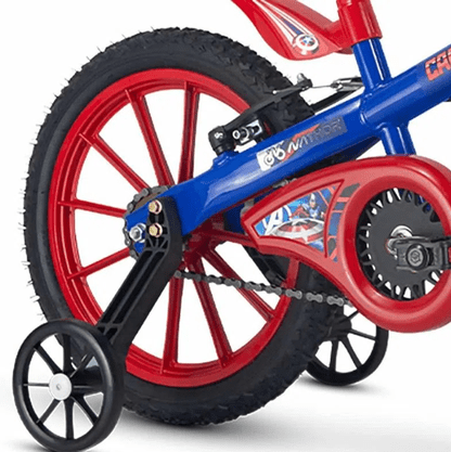 Bicicleta Infantil Aro 16 Capitão America Nathor