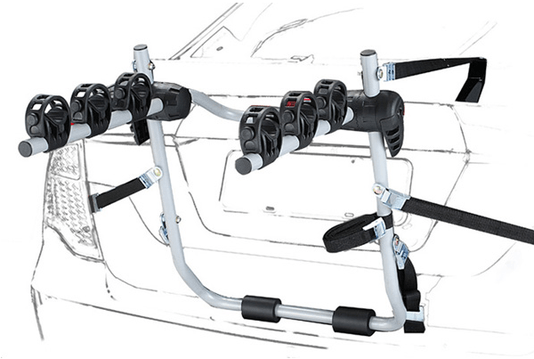 Transbike Porta Mala Para 3 Bikes Malas Zx Cinza