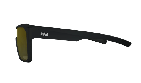 Óculos Hb Carvin 2.0 - Matte Black Gold Chrome
