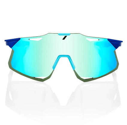 Oculos Para Ciclismo 100% Hypercraft - Matte Metallic Into The Fade - Blue Topaz Mirror Lens