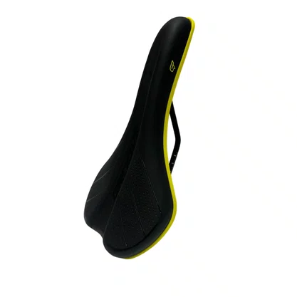 Selim Groove Hype Mtb Preto E Amarelo