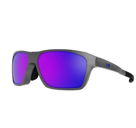 Óculos De Sol Hb Presto Clip On Para Lente De Grau Graphene/ Blue/ Blue Chrome