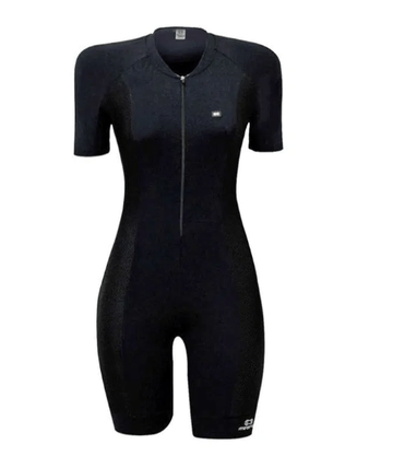 Macaquinho Feminino Para Ciclismo Marcio May Ultra Black